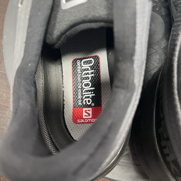 SALOMON Speedcross GTX Womens Size 8.5 Black Gore-Tex Trail Running Shoes - Picture 7 of 10